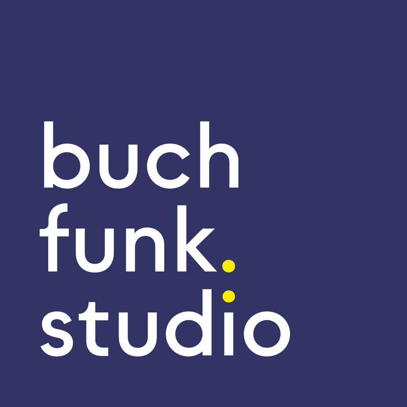 Logo Buchfunk Studio.